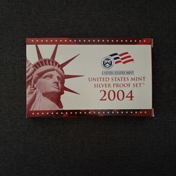 2004 United States Mint Silver Proof Set