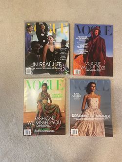 4 gorgeous Vogue magazines (including special edition September magazine)