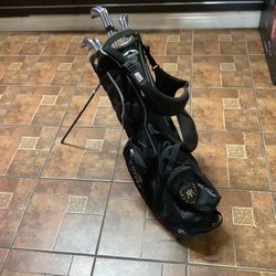 Miura Golf Clubs 3-9 Iron, Putter, Wedge, And Bag (KBS Tour C-taper Steel Shafts, Pure Grips)