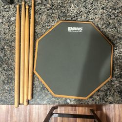 evans real feel single sided drum pad