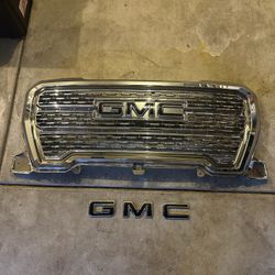 GMC SIERRA  1500 GRILL AND TAILGATE EMBLEM 2019 TO 2022