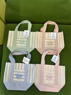 Blue and Beige tote bag