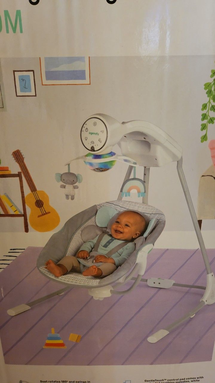 Ingenuity Baby Boy Swing New