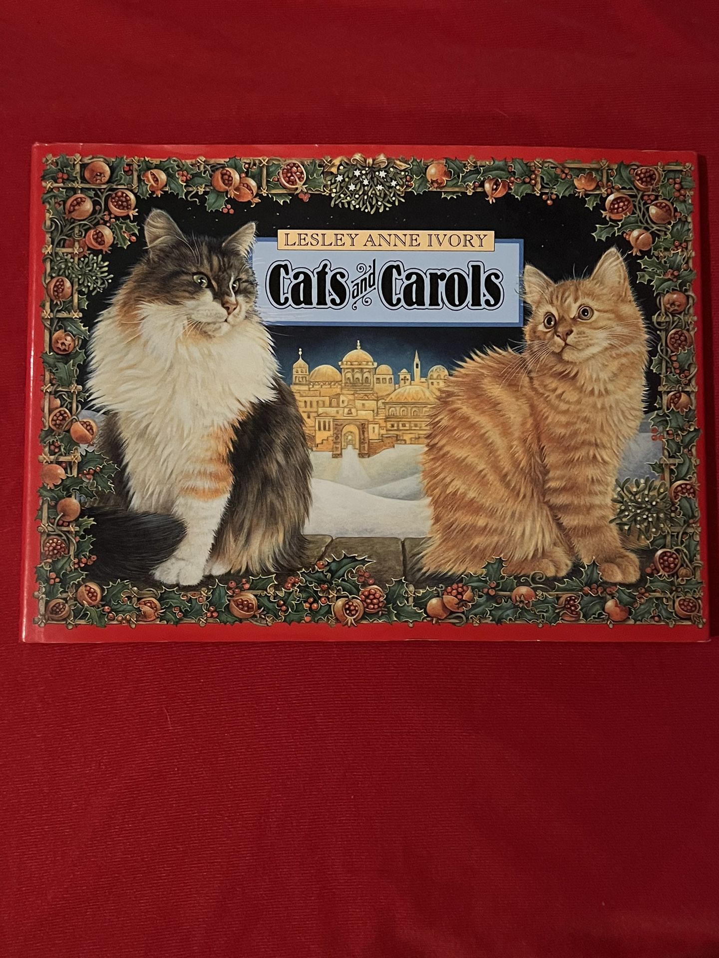 “Cats and Carols” Hardback Book-NEW