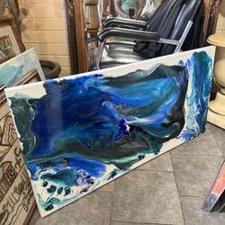 Beautiful Abstract Art 48 By 24 