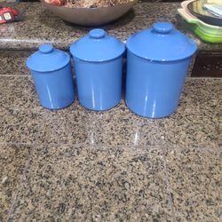 3pc Canister Set-EUC