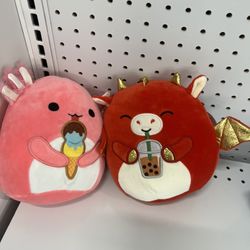 2 squishmallow 8”