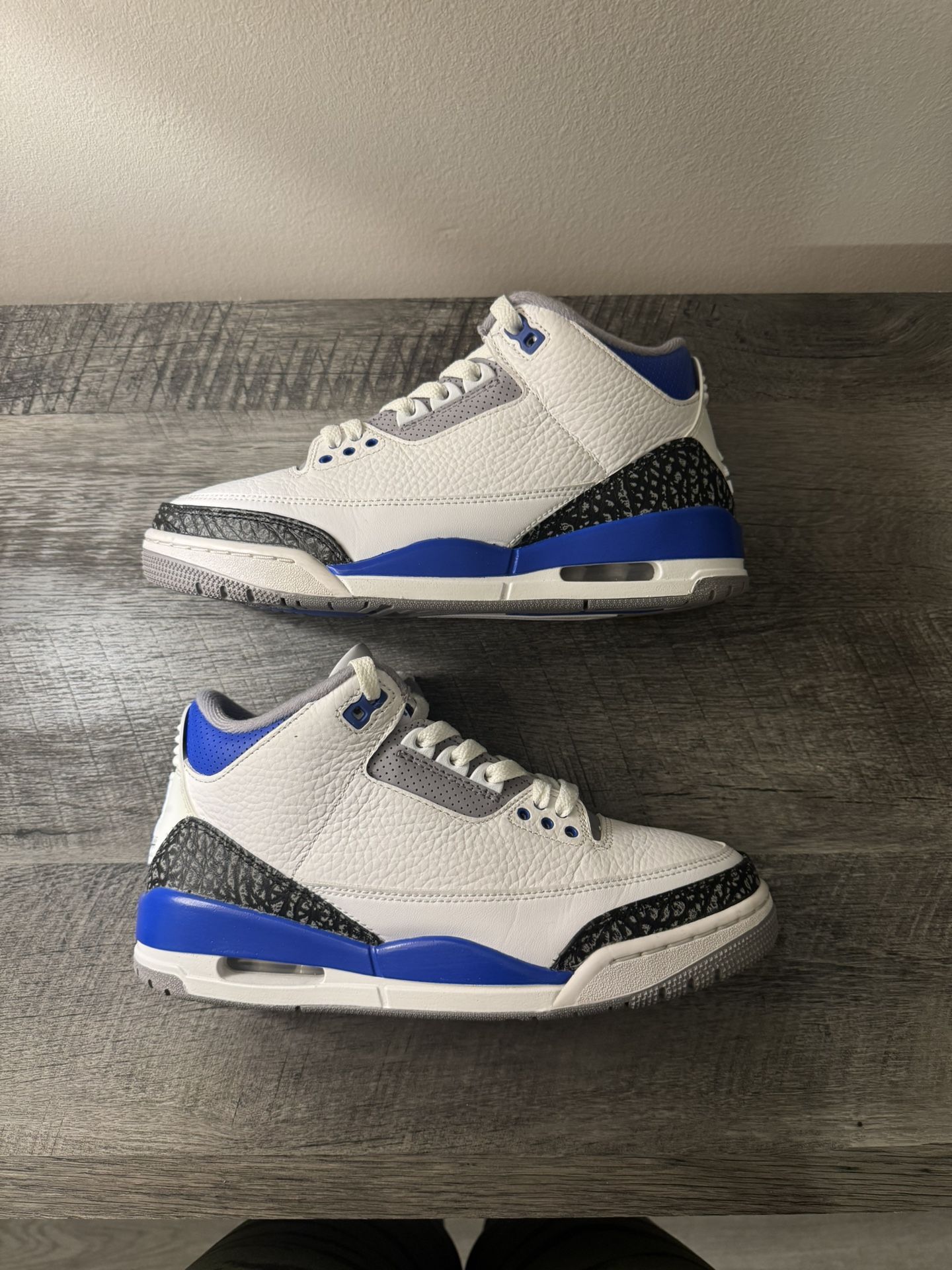 Air Jordan 3 Retro Racer Blue, Size 7.0 Men And 8.5 Women’s, Used, In Box, Verified