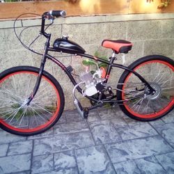 New 2 Stroke Motorized Bike 100cc.