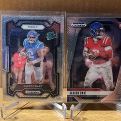 2 Jaxson Dart 24&25 Rookies Prizm Draft Picks