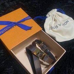 Authentic Louis Vuitton Cross Bracelet Unisex