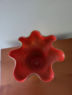 Glass blown Vase