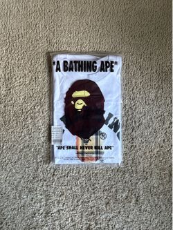 White A Bathing Ape tee shirt