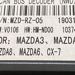 Mazda CAN Bus Decoder For Steering Wheel Controls