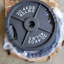 Olympic Weight Plate Pairs Cast Iron All Sizes Available,  New 