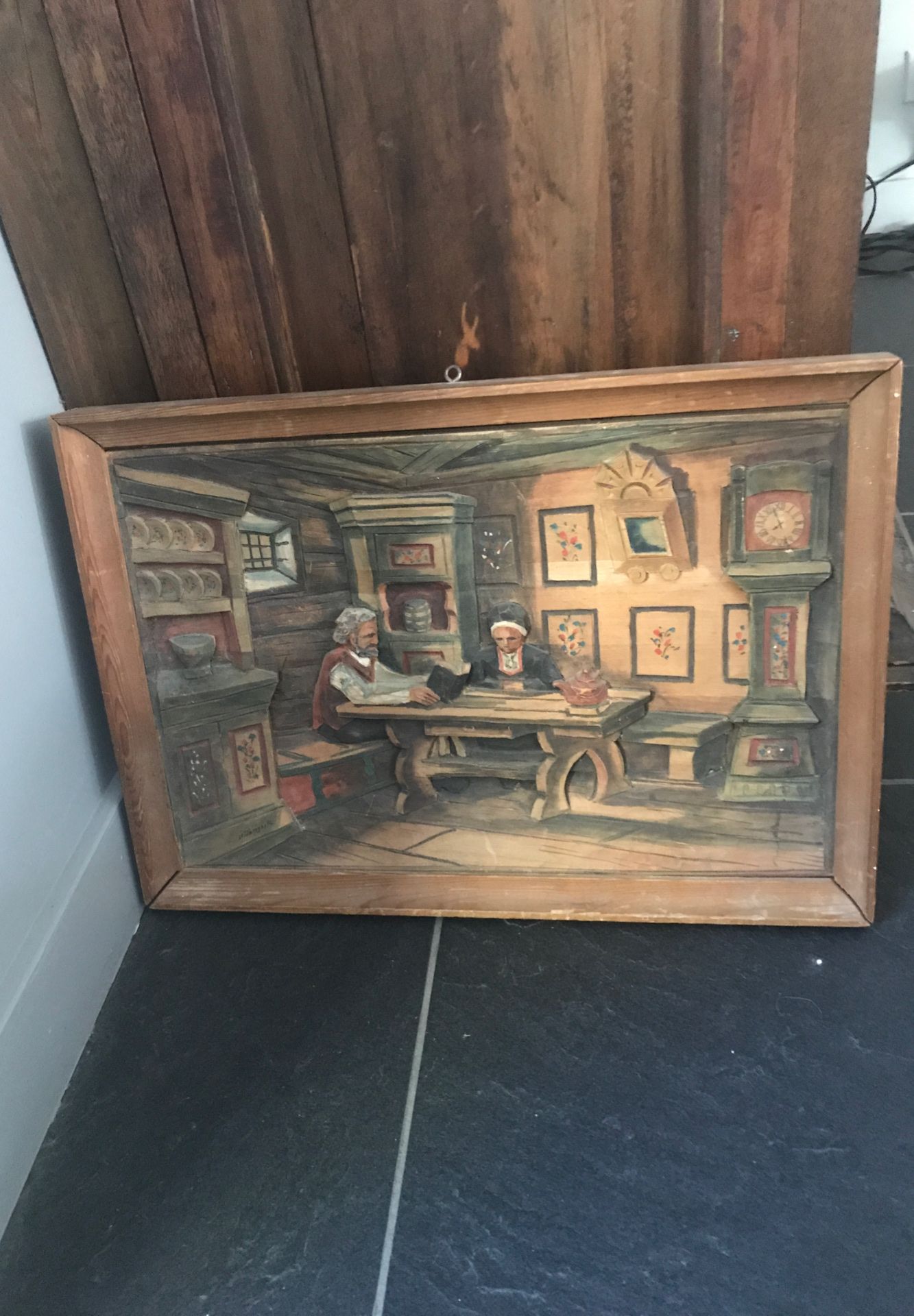Wood relief picture by N. Tangseth