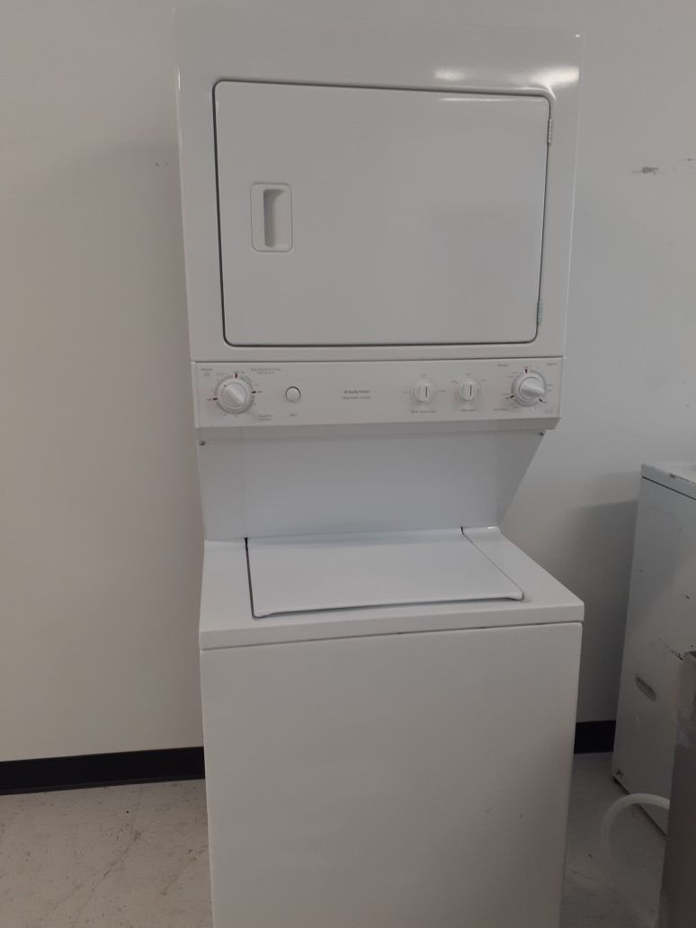 Ge stackable washer and electric dryer used good condition with 90 day's warranty