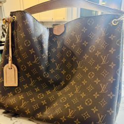 LV canvas handbag authentic