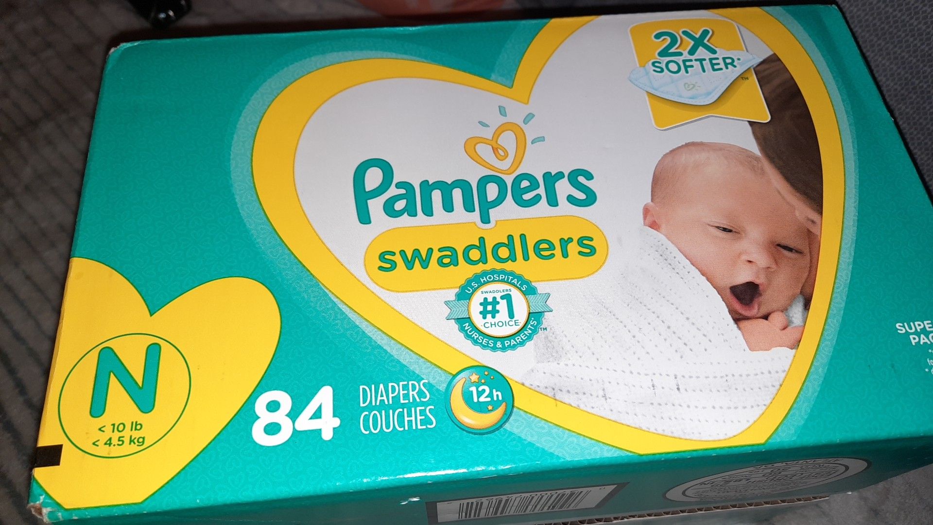 Pampers Swaddlers - size Newborn, qty. #84