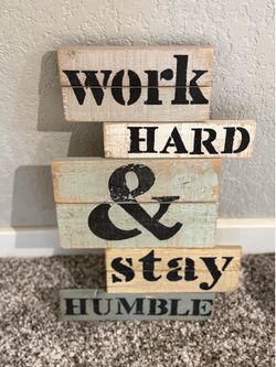 Motivational wall hanging