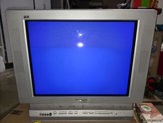Retro Gaming Monitor TV - Panasonic PV-DF2702 TV Combo DVD VHS VCR 27" CRT