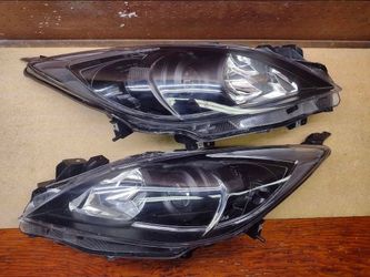 10-13 Mazda 3 Headlights Faros Calaveras Micas Luces Lamps
