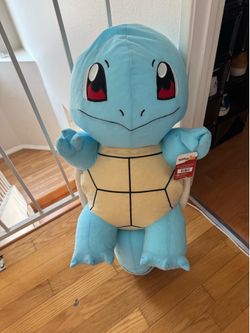 Giant Character Plush Toys – Sonic, Squirtle, Cookie Monster & Dragon – Great Condition