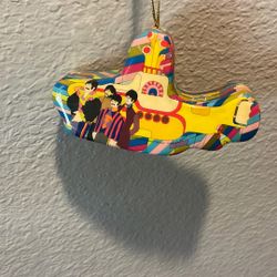 Disney Park Beatles Yellow Submarine Ornament 