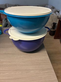 Tupperware Bowls 42 and 32 qt