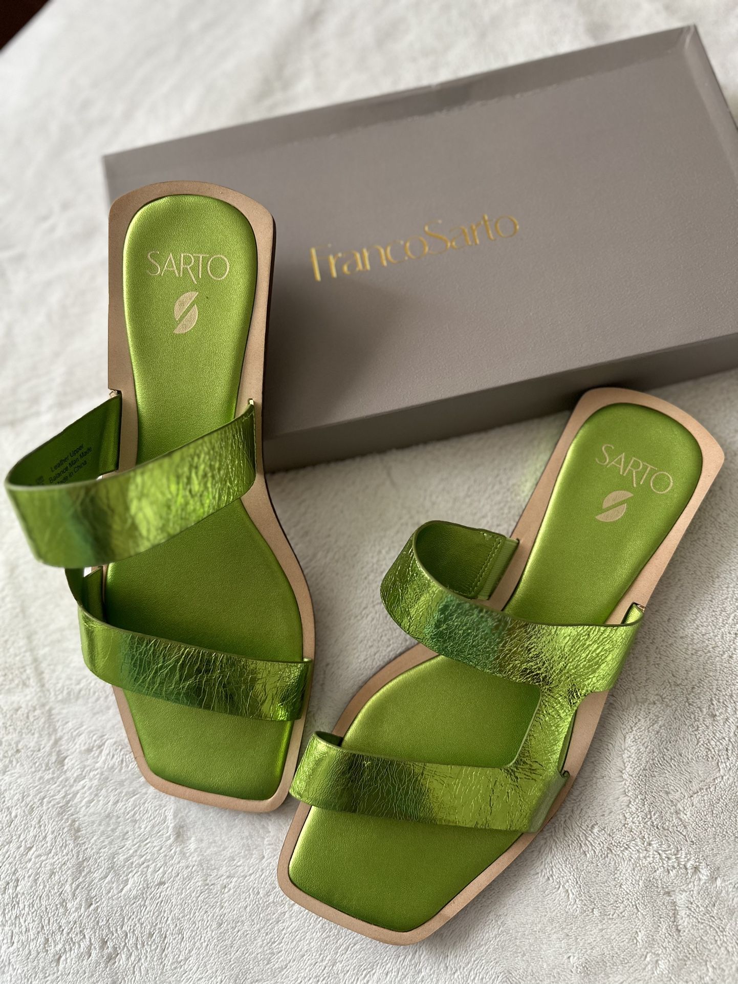 Franco Sarto Leather Sandals 