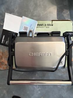 Chefman 2-Slice Panini Press + Grill