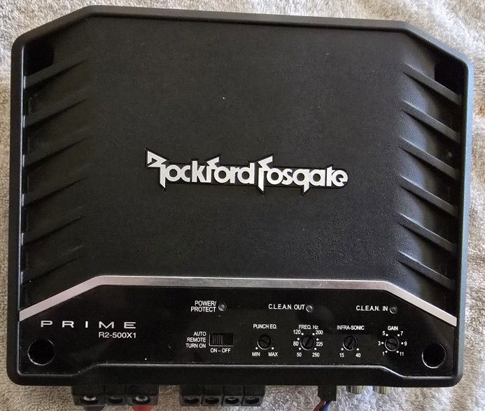 Rockford Fosgate Prime R2-500X1 Amplifier 