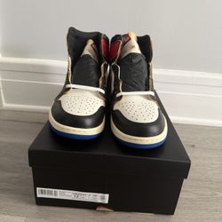 Jordan 1  Union x Fragment Varsity Red