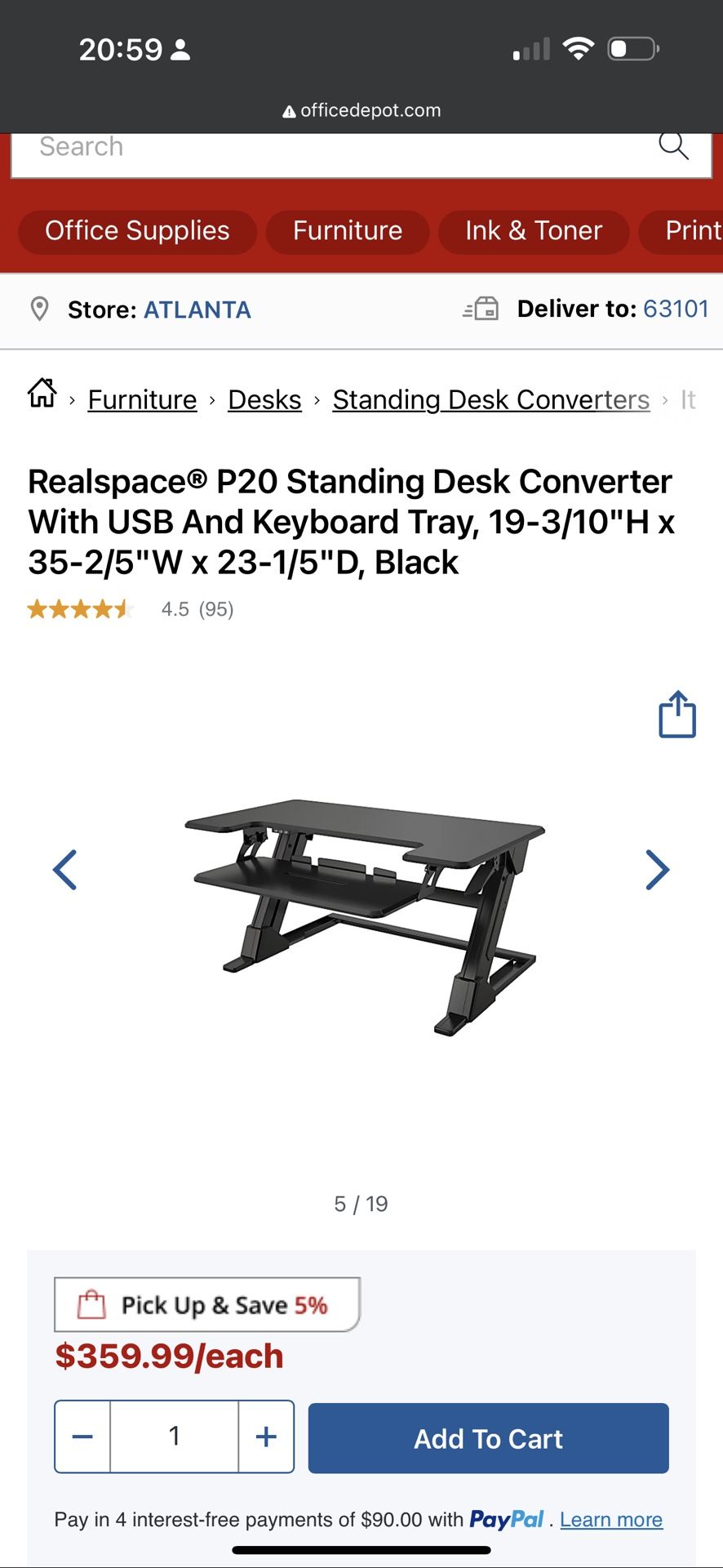 Real space Desk Riser