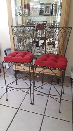 IRON BAR STOOLS