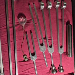 Biotuning -tuning fork set, complete set for sound and bio-tuning healing