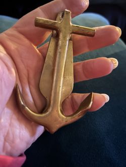 Brass Anchor Door Knocker 