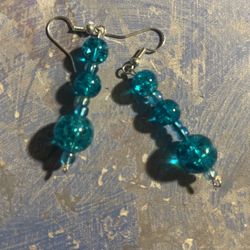 Turquoise Beaded Earrings
