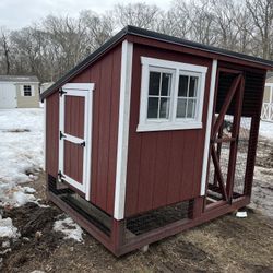 New 6x8 Amish Built Chicken Coop