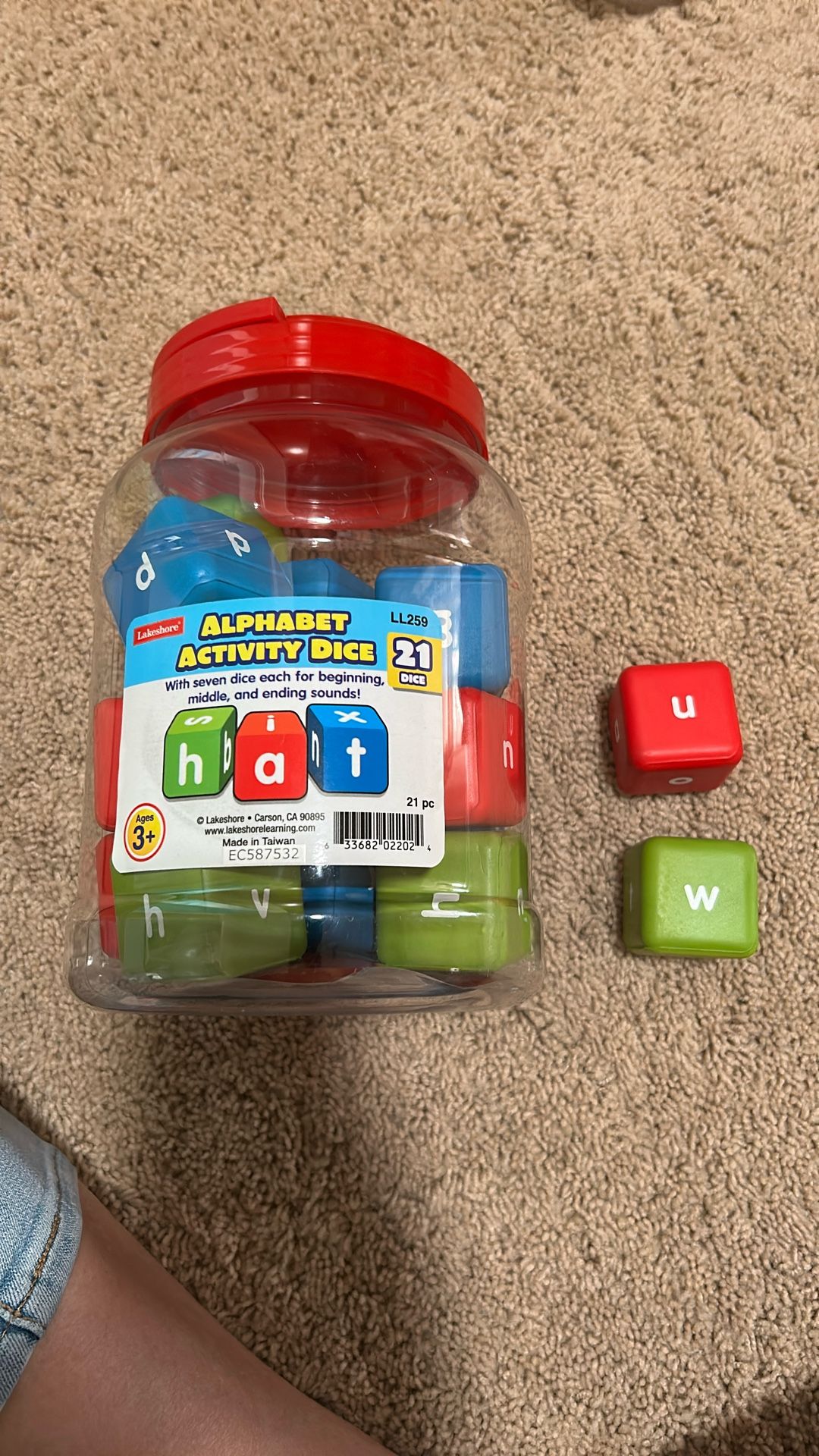 Lakeshore Learning Alphabet Activity Dice