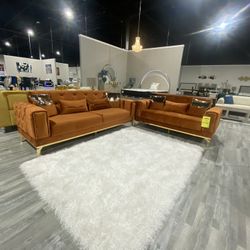 Velvet Sofa Love Seat !! $99 DOWN! 