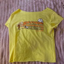Baseball Tee Cut Neckline