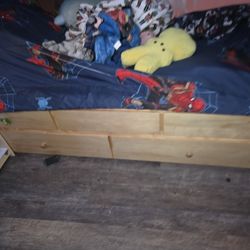 Twin Bed Wooden