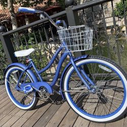New Beautiful 🌸 Ladies Beach Cruiser Bike Bicycle Standard Adult Size 26” Tires  Father’s Day 