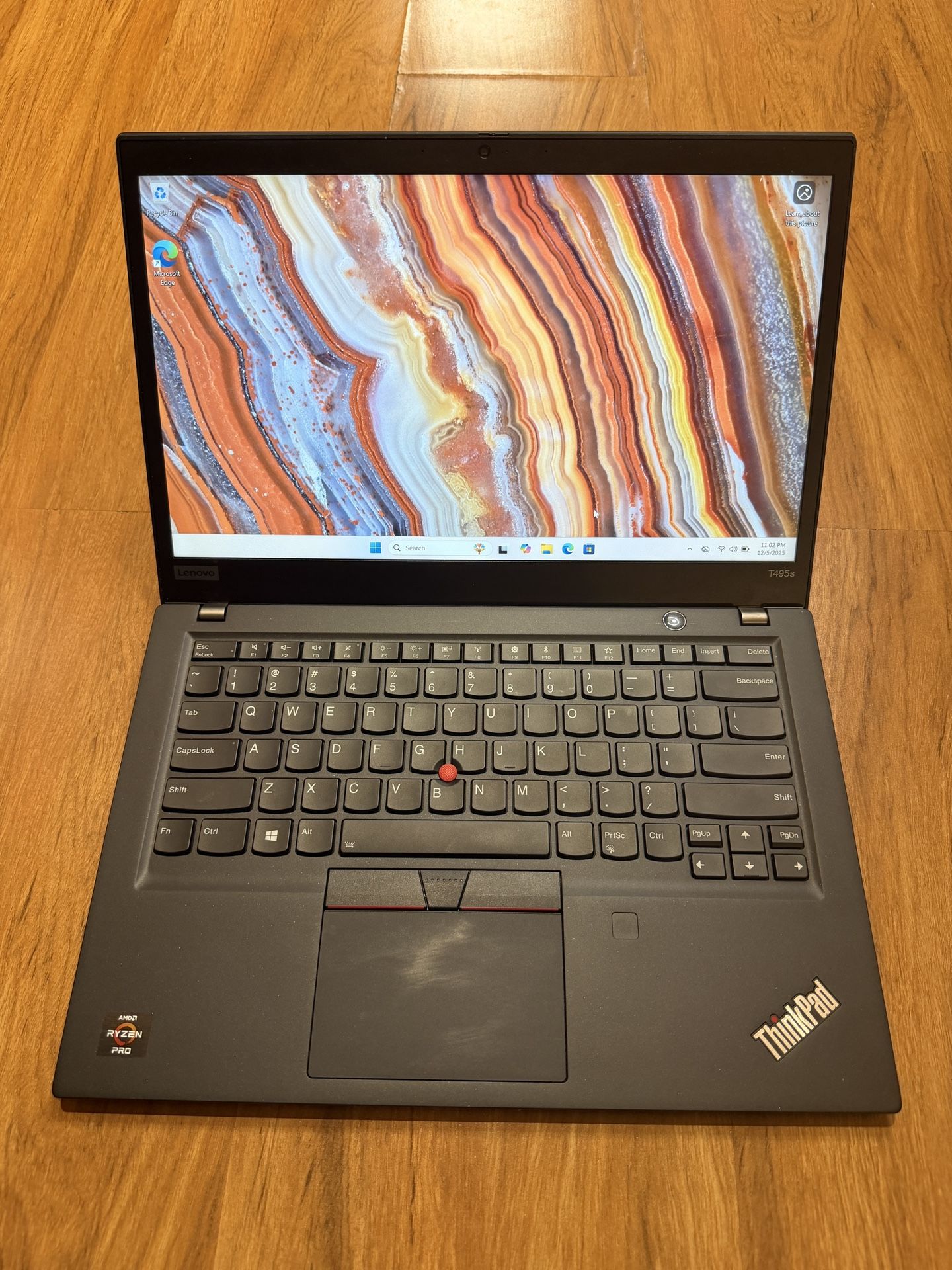 Lenovo ThinkPad T495s Ryzen 5 8GB Ram 256GB SSD Windows 11 Pro 15” UHD Screen  Laptop with charger in Excellent Working condition!!!!!  Specification: