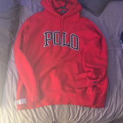 Red Polo Hoodie