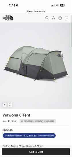 The Northface Wawona 6 person Tent