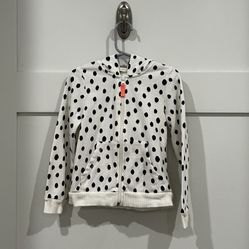 H&M Polka Dot Full Zip Hoodie