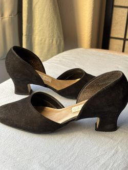 Black Suede Pumps