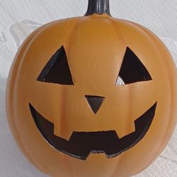 Clay Pumpkin Jack-o-lantern